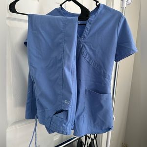 NRG Ceil Blue Scrub Set